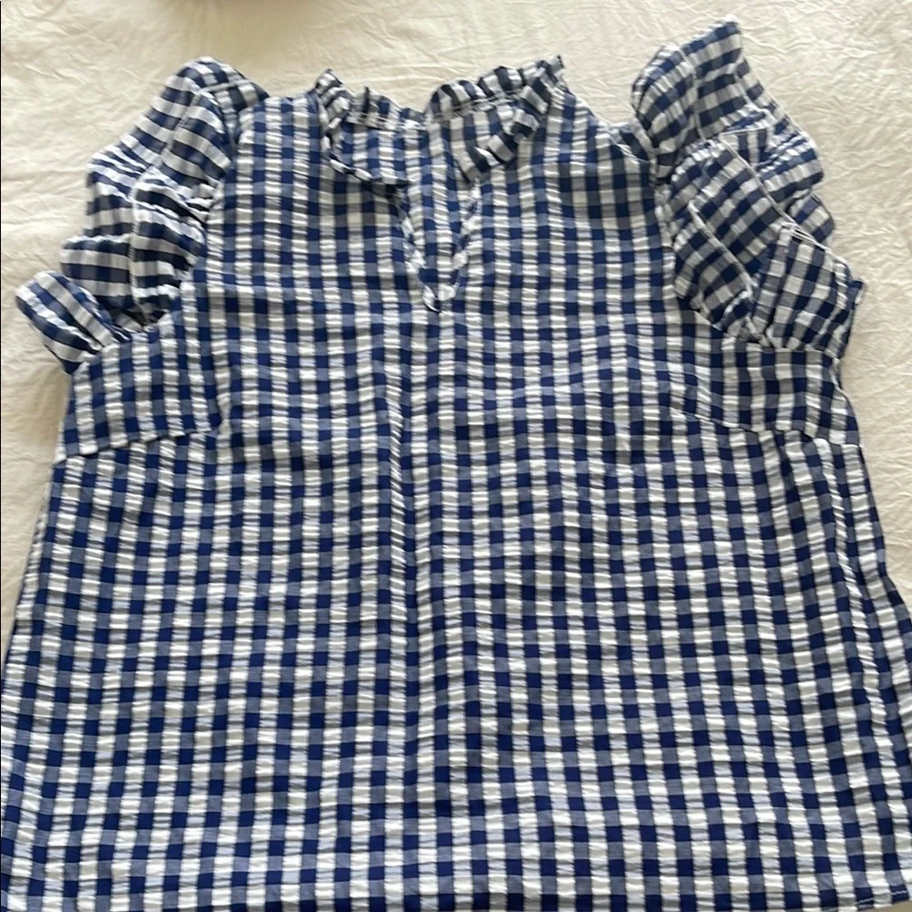 Set of Three Gingham and White tops - Picture 2 of 4